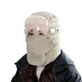 thumbnail image 1 of Mens Winter Hats, Thick Velvet Warm Hoods for Windproof and Ear Protection, 1 of 3