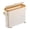 beige, variant on Baoblaze Bamboo Toilet Paper Storage Container Space Saving Large Toilet Paper Holder black