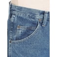 thumbnail image 5 of Wrangler Authentics Men's Classic 5-Pocket Regular Fit Cotton Jean 34W x 32L Stonewash Mid, 5 of 6