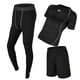 thumbnail image 5 of Chándal para hombre jinwen Ropa de compresión para gimnasio traje deportivo para correr XXL negro, 5 of 8