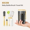 thumbnail image 2 of Water Bottle,Maternal And Child Products Portable Bottle Brush Set Silicone Bottle Brush Nipple Brush Drain Cup Brush Portable Milk Bottle Brush Baby Special Silicone Cleaning, 2 of 2