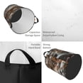 thumbnail image 3 of KLL Serene Kitten Kingdom Waterproof Foldable Laundry Hamper Bucket with Handles for Storage Bin,Kids Room,Home Organizer ( ), 3 of 7