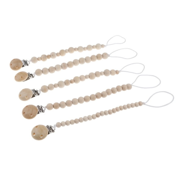 5 uds Clips para Chupete Macarena Cadenas de Silicona