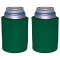 thumbnail image 1 of Enfriador de latas Old School de espuma gruesa en blanco (paquete de 2 verdes bosques), 1 of 1
