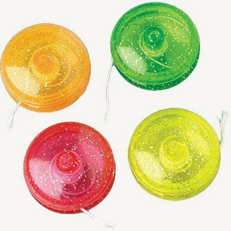 Patriotic Yo Yos - Mini Glitter Yo-Yos