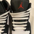 thumbnail image 3 of Ni - ke Ni - ke Air Jordan 1 Low SE 'White Black Matte Silver' Men's Size 13 HF3148-106, 3 of 5