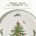 thumbnail image 3 of Spode Christmas Tree Lazy Susan - Non Skid 360 Degree Rotation, Holiday Space Saver for Kitchen, Cabinet, Pantry, Rotating Spice Rack Organization for Easy Access, Festive Entertaining, 3 of 7