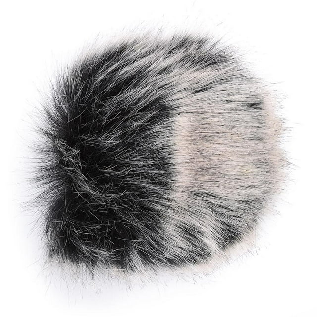 Keenso Microphone Muff, Windproof Windshield Wind,Qualified Soft Artificial Fur,Wide Noise Reducing Filtering,Delicate Pretty Simple Design Portable Comfortable Wearing Muff For SG 108 Microphone