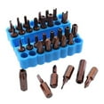 thumbnail image 4 of 2 X Juego de Estuche de Almacenamiento de Puntas de Destorldor de Vástago Hexagonal de Plástico de 2 1/4 Pulgadas Sunnimix Soporte para brocas de tornillo de 32 agujeros, 4 of 7