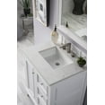 thumbnail image 7 of James Martin Vanities 825-V30-BW-3EJP De Soto 30" Single Basin Hardwood Vanity Set - White, 7 of 7