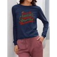 thumbnail image 2 of Rootin' Tootin' Merry Christmas Women's Long Sleeve, 2 of 4