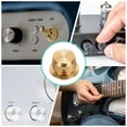 thumbnail image 5 of Aluminium Potentiometer Knobs Volume Tone Control Top Hat Knob for Guitar Instruments Gold 4, 5 of 5