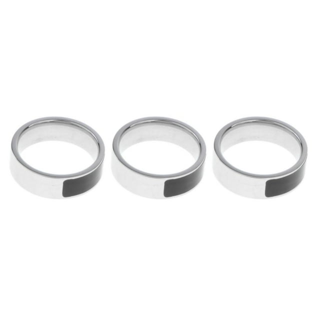 Maytalsory Intelligent Smart Finger Digital with Multifunctional and High-Tech Steel Couple black US10 3Set