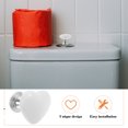 thumbnail image 3 of Miangastore 4Ensemble Poignée de Réservoir de Toilette Remplacement Forme de Cœur Blanc 1.4x1.2x1.2in, 3 of 8