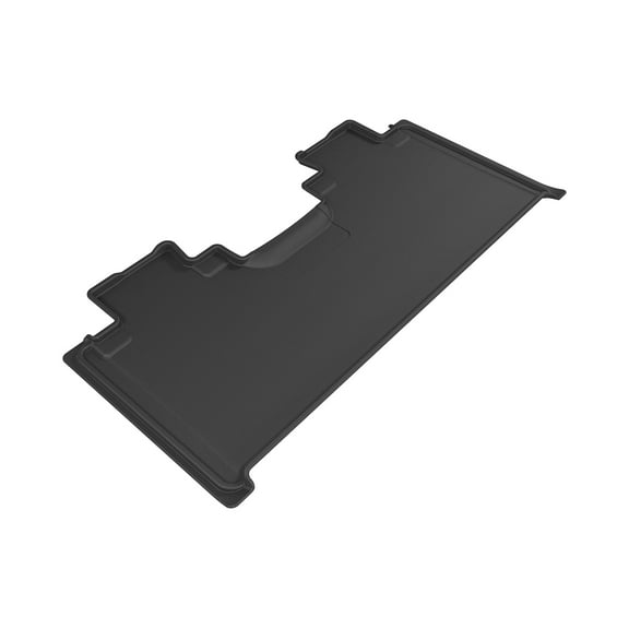 3D MAXpider Second Row Custom Fit All-Weather Floor Mat for Select Ford F-150 SuperCab Models - Kagu Rubber (Black)