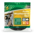 thumbnail image 4 of Duck Brand Black Foam Weatherstrip Seals, 0.75 in. x 0.5 in. x 10 ft., 4 of 11