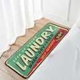 thumbnail image 6 of Dreamtimes Vintage Laundry Kitchen Mats Washable Long Floor Runner Rug Non-Slip Fatigue Area Rugs Modern Absorbent Doormat Cushioned for Farmhouse Home Bath Indoor Outdoor Decor 39"x20", 6 of 6
