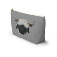 thumbnail image 2 of Accessory Pouch w T-bottom Valais Blacknose sheep cosmetic travel bag, 2 of 4