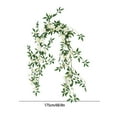 thumbnail image 3 of Darzheoy 5.7FT Artificial Rose Vine Fake Flower Garland Fake Silk Rose Hanging Vine for Wedding Party Background Arch Garden Background Decoration, 3 of 6