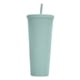 thumbnail image 1 of Vaso de agua de gran capacidad de 710ML/24OZ, vaso mate completamente tachonado, reutilizable yeacher  Tazas, 1 of 7