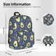 thumbnail image 5 of Mochila con bonito estampado de aguacate, ideal para portátil, viajes, senderismo, negocios, para mujeres y hombres., 5 of 5