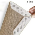 thumbnail image 1 of Rug Tape, 8Pcs Dual Sided Washable Removable Rug Stopper Grip Your Area Rug, Non Slip Adhesive Prevent Curl for Hardwood Floors Grip Carpet Corners, 1 of 7