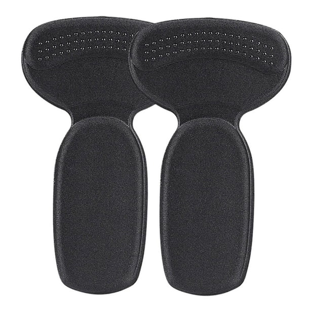 Almohadillas para el talón Yuyangstore 2 en 1 antideslizantes Color negro