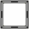 thumbnail image 2 of vidaXL Table Basse Noire avec Verre Trempé 60x60x35 cm, 2 of 4