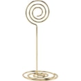 thumbnail image 3 of 12 Pack Table Number Card Holders Photo Holder Stands Place Paper Clips, Shape (Gold), 3 of 5