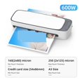 thumbnail image 3 of Desktop Laminator Machine Set A3 Size Multifunctional Hot And Cold Lamination 2 Roller System 12.5 Inches Max Width, 3 of 6