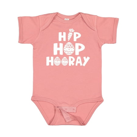 

Inktastic Easter Hip Hop Hooray with Eggs and Carrot Boys or Girls Baby Bodysuit
