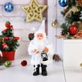 thumbnail image 2 of Plush Santa Claus with Kerosene Lamp, Vintage Home Decor Ornaments Holiday Decorations, 2 of 10