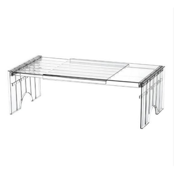 AURARMLET Easy Clean Adjustable Fridge Shelf Organizer Stackable Freezer and Cabinet Storage