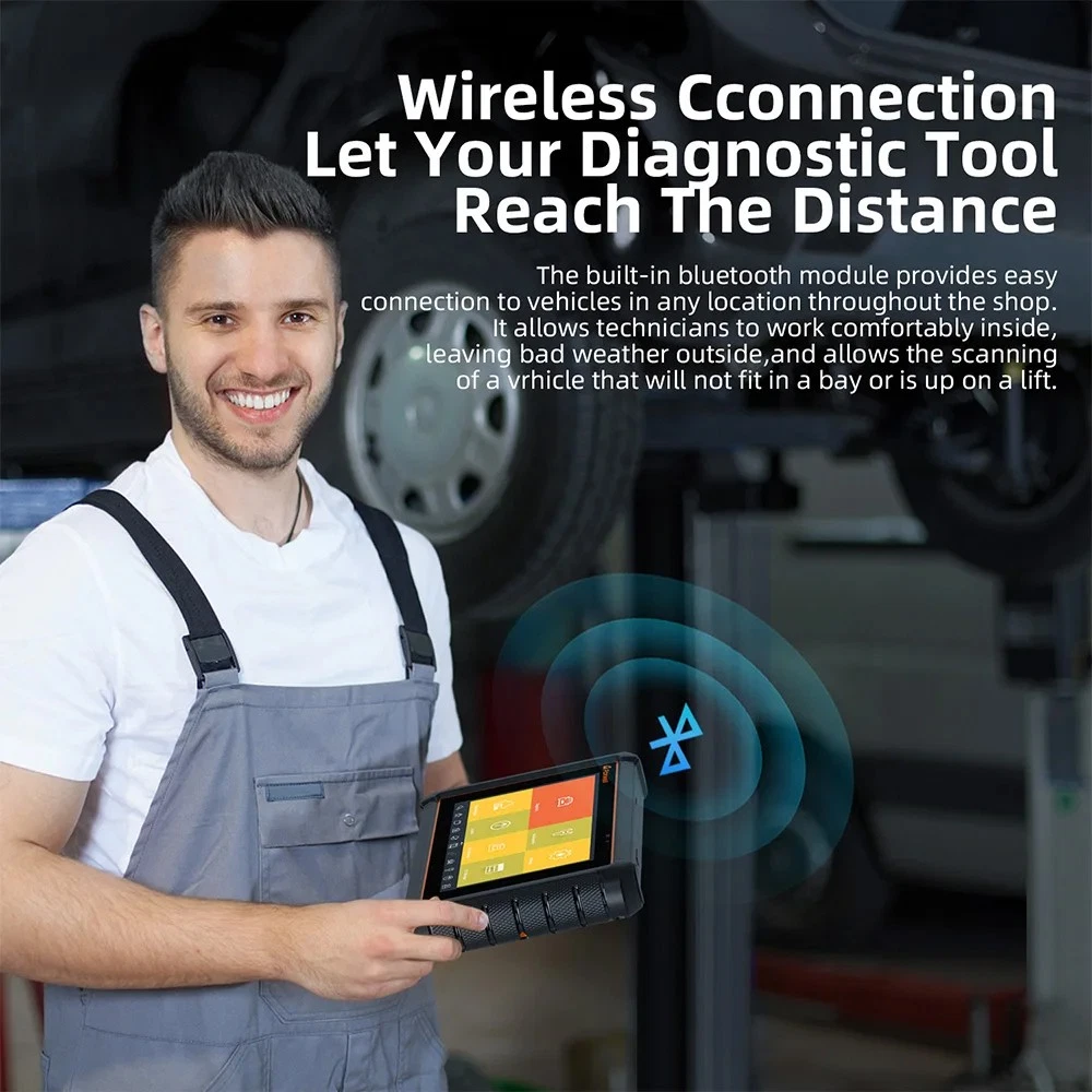 FOXWELL GT65 OBD2 Scanner All System Bidirectional Diagnostic Tool ECU Cod-ing with 24+ Resets, 2 Years Free Upgrade