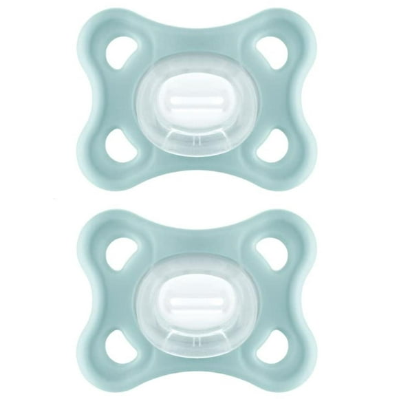 Chupetes de Silicona MAM Comfort Rosa Ligeros para Bebés de 3 a 12 Meses con Estuche Esterilizador