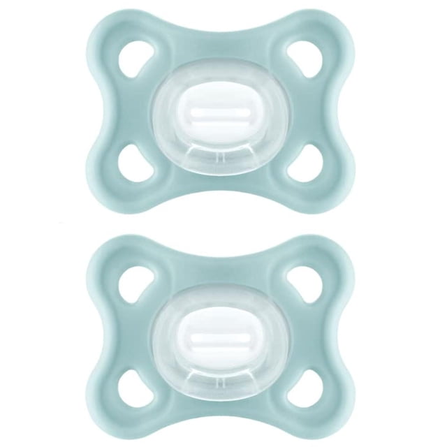Chupetes de Silicona MAM Comfort Rosa Ligeros para Bebés de 3 a 12 Meses con Estuche Esterilizador