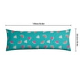 thumbnail image 6 of Watermelon Body Pillow Cover - Soft & Breathable, Hidden Zipper, 20"x54", Tropical Fruit Print - Perfect Summer Gift for Watermelon Lovers, Side Sleepers & Beach House Decor, 6 of 7
