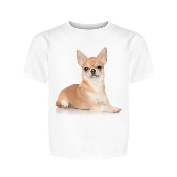 Chihuahua Dog Posing On Floor Tee Girl's -Image by Shutterstock