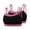 Hot Pink, variant on Sakmal 2 Pack Sports Bras Spaghetti Straps Large Bust Green Seamless Gym Patchwork Womens Sports Bras L