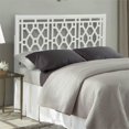 thumbnail image 2 of Bowery Hill Transitional Solid Poplar/MDF Wood Headboard Queen/Full in White, 2 of 8