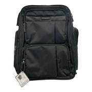 Brookstone Ezra Collection Business 18" Luggage Laptop Backpack, Black