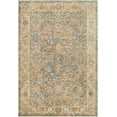 thumbnail image 2 of BoutiqueRugs Duong Traditional Area Rug - Tan, Light Sage, Dark Blue - 18" x 18" Sample, 2 of 9