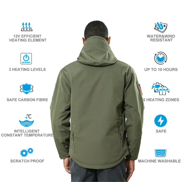 Dewbu heated jacket hotsell