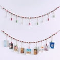 thumbnail image 5 of Wall Mounted Photo Display With Wooden Bead Garland, Bohemian Wall Decorative Collage Photo Frame, Suitable For Country Decoration, Home, Nursery, Dormitory Decoration, 5 of 7