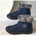thumbnail image 5 of Women Winter Snow Boots: Fur Lined Warm Slip On Boots for Women Waterproof Non Slip Booties for Commute Outdoor Walking, 5 of 8