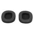 thumbnail image 2 of Par de auriculares con cubierta negra para AudioTechnica M50 M50S M20 M30 M40 ATHSX1, 2 of 5