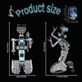 thumbnail image 2 of Johnny 5 Robot Building Toys Película Figuras de circuito abierto corto Modelo de robot Kit de construcción Decoración Juego de ladrillos de construcción para adultos y niños (368 piezas), 2 of 5