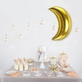 thumbnail image 2 of 5 pcs 36 Inches Crescent Moon Balloons Helium Balloons for Wedding Birthday Party Decorations (Golden), 2 of 8