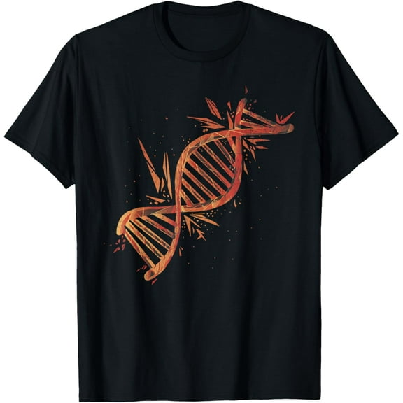 DNA Chain Genetic Science Scientist Student Studying Retro T-Shirt