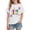 White, variant on Nilvkv Boys Summer Shirts, Boys T Shirts, Kids Back to School Print Short Sleeve Cotton Top Casual Unisex White 7-8 Years